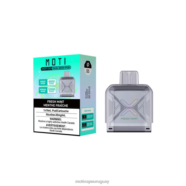 MOTI Go Pro vaina desechable Moti piin precio Uruguay - V60LL91 menta fresca