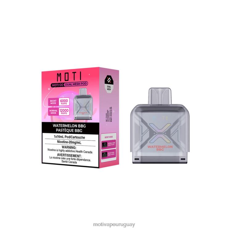 MOTI Go Pro vaina desechable Moti precio Uruguay - V60LL92 chicle de sandía