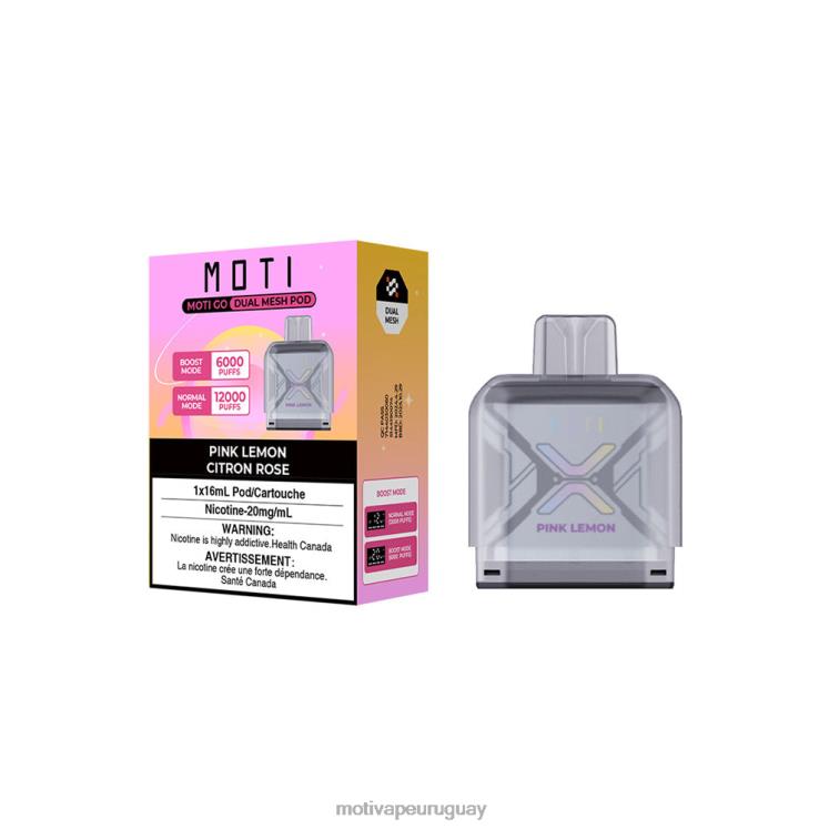 MOTI Go Pro vaina desechable Moti vape precio - V60LL87 limon rosa
