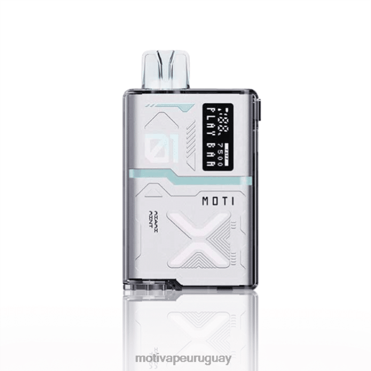 MOTI Play Bar 7500 vaporizadores desechables (5%, 7500 inhalaciones) Moti vape Uruguay - V60LL59 menta de miami