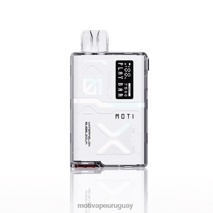 MOTI Play Bar 7500 vaporizadores desechables (5%, 7500 inhalaciones) Moti vape amazon - V60LL53 chicle de sandía