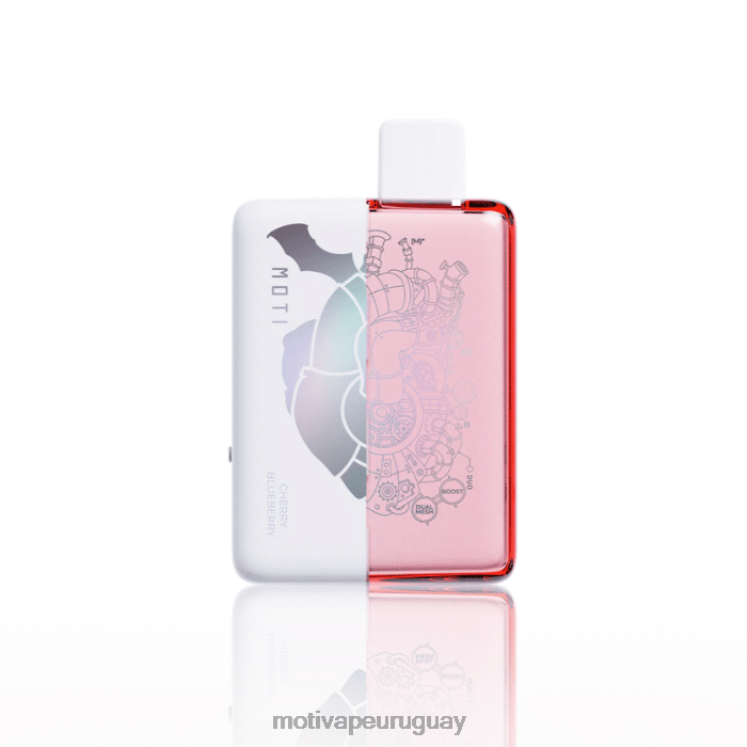 MOTI Duo 9000 vaporizadores desechables (5%, 9000 inhalaciones) Moti vape Uruguay - V60LL69 arándano cereza