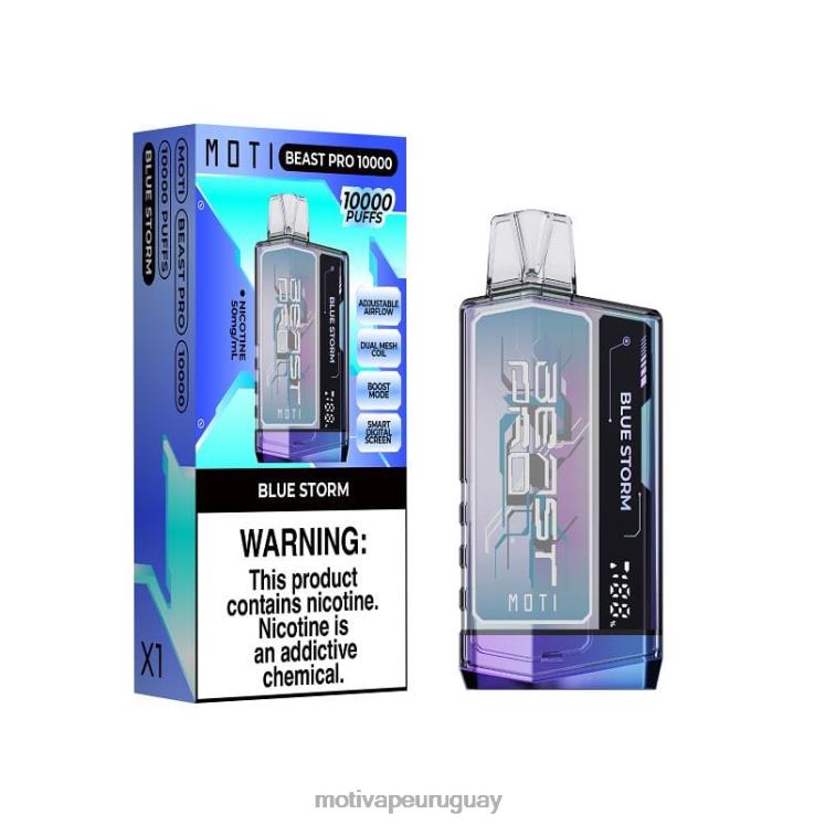 MOTI Beast Pro vaporizador desechable (5%, 10000 inhalaciones) Moti vape recargable - V60LL38 tormenta azul