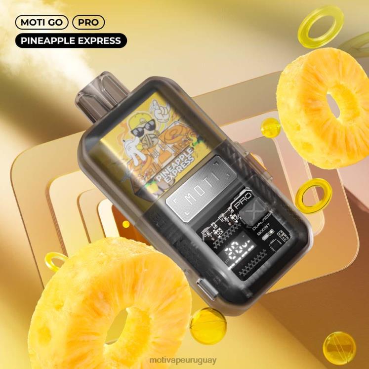 MOTI Go Pro vaporizador desechable (5%, 12000 inhalaciones) Moti vape precio - V60LL17 Piña rápida