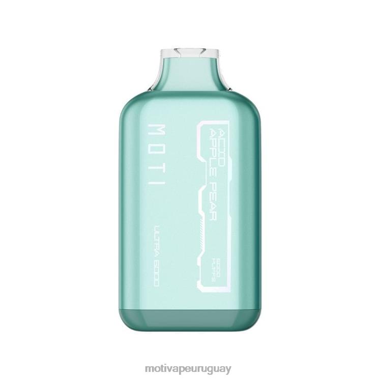 MOTI Ultra vaporizador desechable (5%, 6000 inhalaciones) Moti precio Uruguay - V60LL32 pera manzana verde