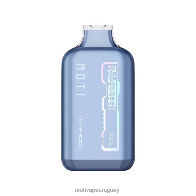 MOTI Ultra vaporizador desechable (5%, 6000 inhalaciones) Moti vape Uruguay - V60LL29 frambuesa arándano