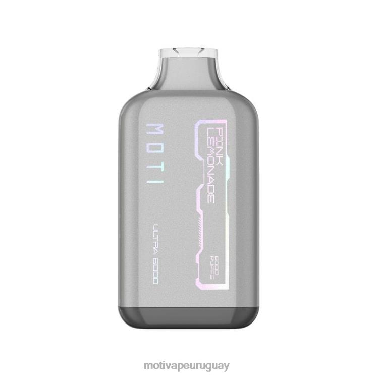 MOTI Ultra vaporizador desechable (5%, 6000 inhalaciones) Moti vape precio - V60LL37 limonada rosa